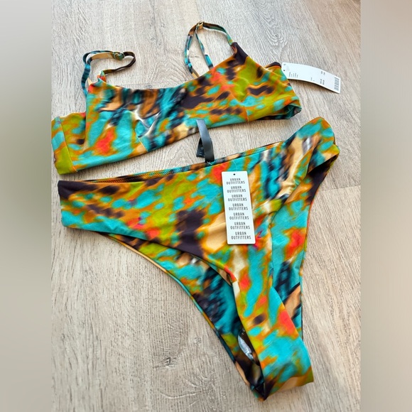 Beautiful multicolor Urban Outfitters swim set | size L | brand new - Picture 3 of 4